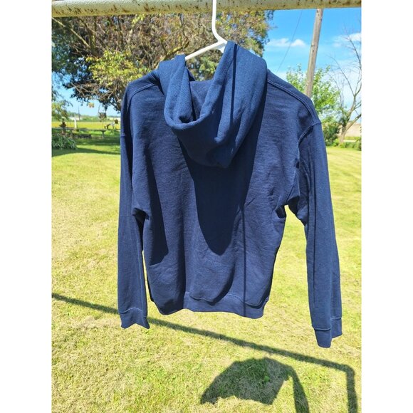 Gildan Surf,Sun,Sand Miami Florida Hoodie Sweatshirt Men S Blue Heavy Blend Tag - Picture 6 of 6